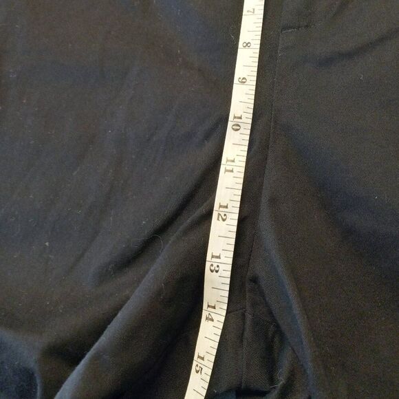 Croft & Barrow Women's 24W Black Cotton Blend Four Pockets Capri Cottagecore - Picture 5 of 7